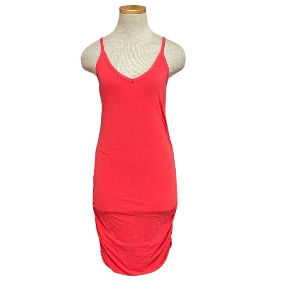 Splendid Bodycon Dress Sleeveless V Neck Pink Size X Small XS